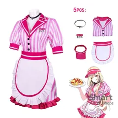 人気商品 コスプレ 衣装 喜多川海夢 その着せ替え人形は恋をする メイド服 サービス風 アニメ 仮装服 -5
