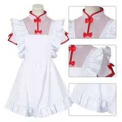 人気商品 コスプレ 衣装 乱馬 早乙女 珊璞 チャイナドレス 二次元 アニメ ファッション 春 夏 用 -2のサムネイル