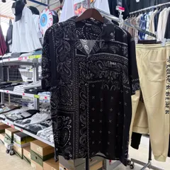 RVCA rvca ルーカ⚫︎半袖　シャツ　ペイズリー　ブラック M Lのサムネイル