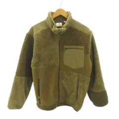 ユニクロ UNIQLO × エンジニアードガーメンツ Engineered Garments コラボ 美品 コンビネーションフリース ジャケット ジップアップ M 茶 ブラウン 341-478156 0503のサムネイル