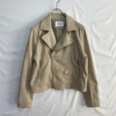 LOWRYS FARM ローリーズファーム LF718000FL フェイクレザー ダブルライダース ジャケット アウター ベージュ【中古】 レディースのサムネイル