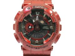 CASIO G-SHOCK G-SPIKE 赤レザーバンド（電池新品） - メルカリ