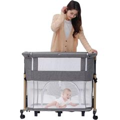 美品 HZDMJ 3WAY ベビーベッド 揺りかご 添い寝 プレイヤード - メルカリ
