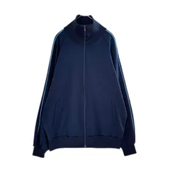 80s　トラックジャケット　ジャージ　Oサイズ　ジャパンヴィンテージ　ハイネック　スリーブライン　レトロ