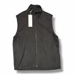 参考上代68200円 COMOLI 26SS カナパベスト ジレ コモリ D01-01020 ブラック 2 （15113M）のサムネイル