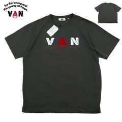 ヴァンヂャケット」新品 レトログラフィックプリントTシャツ ゆったりL