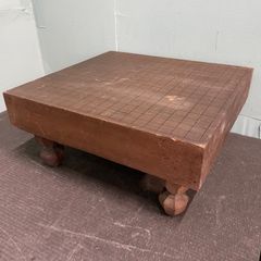 木製 囲碁盤 足付き 碁盤 へそアリ 厚さ9・5cm - メルカリ