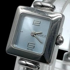 稼働品 GUCCI グッチ レディース腕時計 1900L バングル クォーツQZ