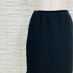 BALENCIAGA バレンシアガ バックリボン付 タイトスカート【F3-8773】のサムネイル