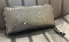 ★NA05845 Maison Margiela マルジェラ 4ステッチ ラウンドファスナー長財布 ブラックのサムネイル