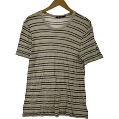 Alexander Wang アレキサンダーワン ボーダーカットソー sizeX SMALL/ライトベージュ×グレーのサムネイル