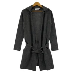 COMPTOIR DES COTONNIERS コントワーデコトニエ ロング ニットカーディガン size2/ダークグレー