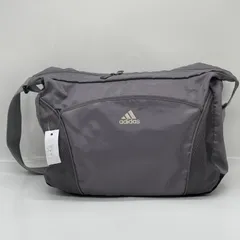 BN8630● adidas アディダス ショルダーバッグ グレー系 ポリエステル 肩掛け 斜め掛け 軽量