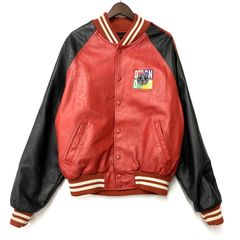 激レア ヴィンテージ 80s マイケルホーバン 革 レザー スタジャン 野球 
