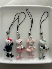 ロング丈 hello kitty(ハローキティ) キーホルダー 4種