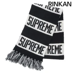 シュプリーム  16AW  Bar Stripe Scarf ストライプロゴマフラー メンズのサムネイル