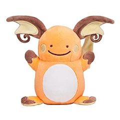 [중고] 포켓몬 센터 오리지널 봉제인형 헨신! 메타몬 라이츄