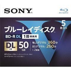 SONY ソニー ブルーレイ BD-RE 2倍速 2層 50GB ( 5枚入 ) - メルカリ