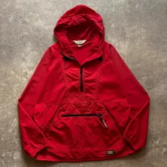 90年代 90s L.L.Bean エルエルビーン ナイロン アノラックパーカー 赤 レッド パッカブルタイプ