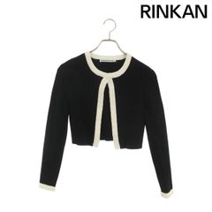 Q632 美品 XS アレキサンダー ロゴ ストレッチ カーディガン