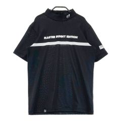 美品】マスターバニーエディション モックネック 黒 半袖 Tシャツ 4 (M