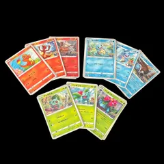31枚セット　ポケモンカード 御三家 進化ライン まとめ売り ヒトカゲ リザード リザードン フシギダネ フシギソウ フシギバナ ゼニガメ カメール カメックス Pokemon GO デッキパーツ 初心者 コレクション