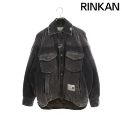 ミハラヤスヒロ  A15SH035 PUFFER CORDUROY SHIRTS コーデュロイ中綿ジャケットブルゾン メンズ 44のサムネイル