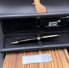 MONT BLANC ボールペン 黒 格子模様 - メルカリ