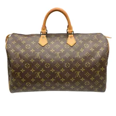 ルイヴィトン LOUIS VUITTON スピーディ40 ハンドバッグ モノグラム キャンバス M41522 ブラウン V.I.882 ボストン 旧型 レディース【中古】