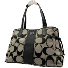 コーチ COACH トートバッグ シグネチャー キャンバス グレー ブラック 肩掛け 大容量 レディース 通勤 通学 ビジネス カジュアル 人気 定番 おしゃれ ロゴ 総柄 ハンドバッグ 上品 高級感 デート お出かけ 普段使い 収納力抜群 ブランドバッグ