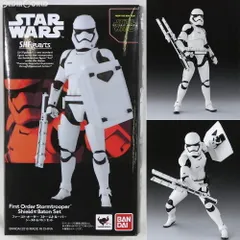 魂ウェブ商店限定 S.H.Figuarts(フィギュアーツ) ファースト・オーダー ストームトルーパー(シールド&バトンセット) STAR WARS(スター・ウォーズ)/フォースの覚醒 可動フィギュア バンダイ