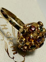 クロムハーツオールド97刻印フローラルクロスダイヤ入りIDブレスレット