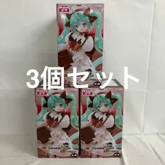 未開封 初音ミク Trio-Try-iT Figure チロルチョコ ミルクver 3個セット SF5280 c107