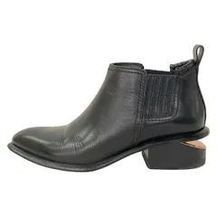 ALEXANDER WANG(アレキサンダーワン) ブーティ 36 レディース - 黒 サイドゴア レザーのサムネイル