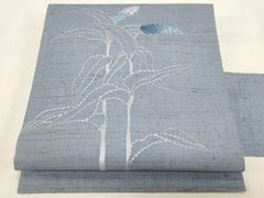 週末セール❤️新品未使用 正絹 夏名古屋帯 紗絽 疋田 千鳥 柳 - メルカリ