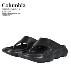 [レディース サイズ] Columbia (コロンビア) THRIVE REVIVE FLIP(UNISEX) スライブ リバイブ フリップ リカバリー サンダル 厚底 軽量 EVA キャンプ 海 川 レジャー 旅行 普段履き ブラック YU7790-010のサムネイル