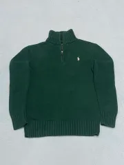 10歳-12歳 ポロ ラルフローレン キッズ ハーフジップ ニット 出品