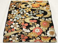 正絹六通柄袋帯‼️豪華西陣織 煌びやかな花金糸刺繍圧巻✨振袖オススメ
