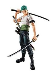 [중고] 가변 액션 히어로즈 ONE PIECE 로로노아 조로 PAST BLUE (초회 특전 포함) 약 190mm PVC제 도장이 끝난 가동 피규어