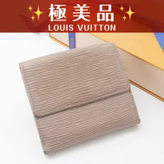 【極美品】 ルイヴィトン エピ ポルト モネ ビエ カルト クレディ Ｗホック 三つ折り財布 (26-020)