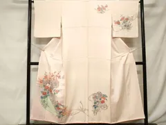 平和屋着物■訪問着　鼓枝花文　暈し染め　金彩　正絹　逸品　CABF9835ev