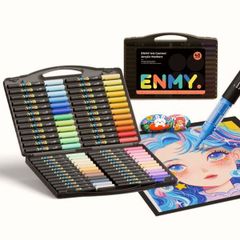 【特価商品】ENMY 80色セット 直液式 アクリルマーカー イラストマーカー Amazon | ENMY 80色セット 直液式 アクリルマーカー イラストマーカー