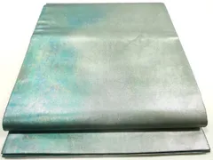 平和屋着物◎六通柄袋帯　霞文　陶漆箔　金銀糸　引箔　正絹　逸品　DABF5286xgのサムネイル