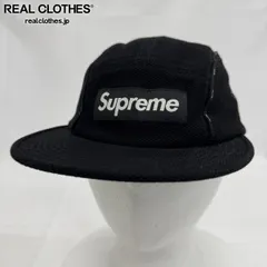 Supreme/シュプリーム【19SS】Pique Piping Camp Cap/ピケ パイピング キャンプキャップ/帽子/ブラック