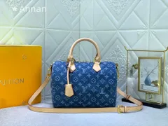 Louis Vuitton ルイヴィトン デニム ハンドバッグ ショルダーバッグ  スピーディ バンドリエール25 2WAYモノグラム