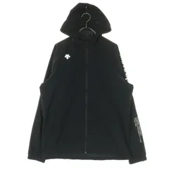 DESCENTE デサント 長袖 ジップジャケット L ブラック フーディー メンズ 古着のサムネイル