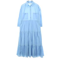 ESTNATION リネンシャツ 長袖 ライトブルー 麻100 シンプル ESTNATION リネンシャツ 長袖 ライトブルー 麻100 シンプル - メルカリ