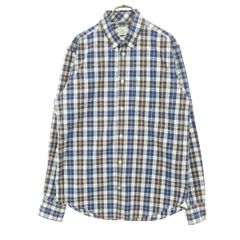 ESTNATION リネンシャツ 長袖 ライトブルー 麻100 シンプル ESTNATION リネンシャツ 長袖 ライトブルー 麻100 シンプル - メルカリ
