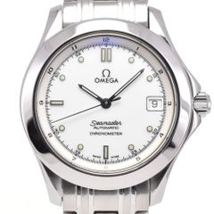 OMEGA Seamaster 自動巻 白文字盤 SS 純正ブレス - メルカリ