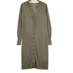 qualite カリテ ベルテッド ニットワンピース size36/ベージュのサムネイル